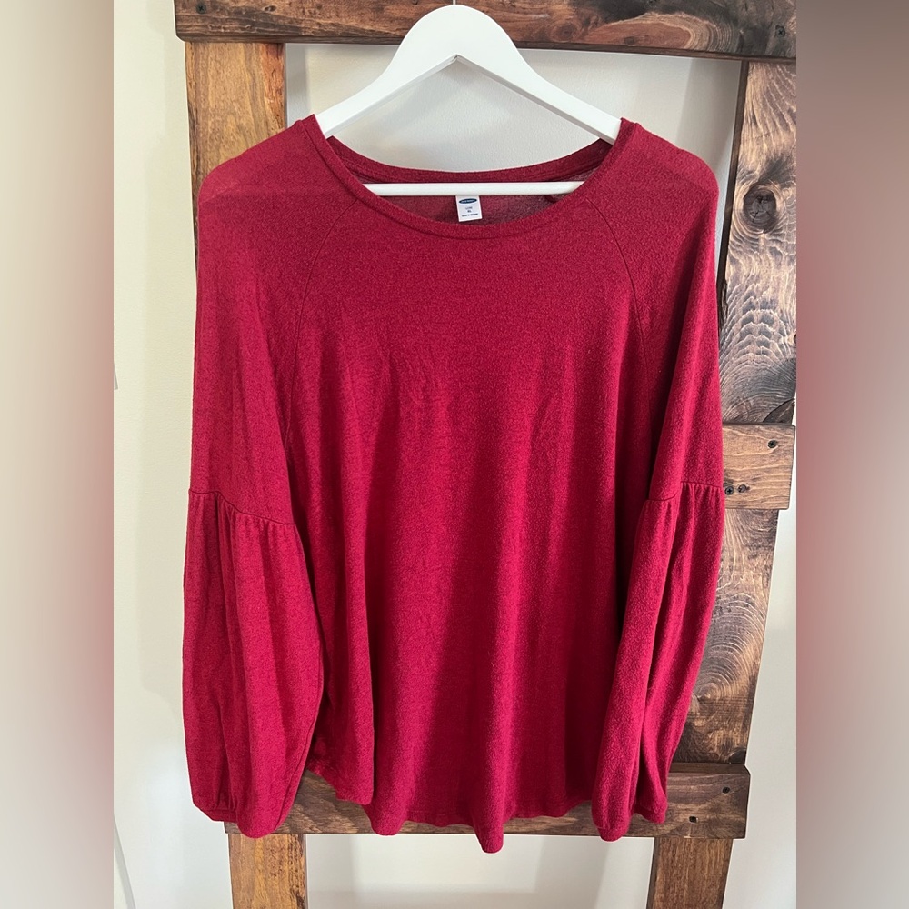 Old Navy Red Sweater Top